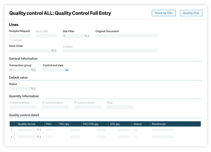 Quality Control Quality Control
